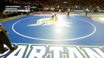 I-132 lbs Champ. Round 1 - Brennan Kline, West Genesee vs Levi Schanzenbach, Baldwinsville
