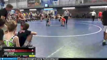 70 lbs Round 2 (8 Team) - Cayden Clay, Stronghold - Black vs Joey Mayer, The Big MF Purge