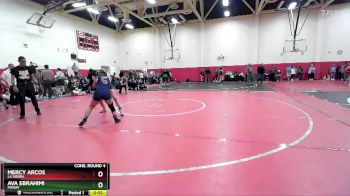 125 lbs Cons. Round 4 - Ava Ebrahimi, Poway vs Mercy Arcos, La Sierra