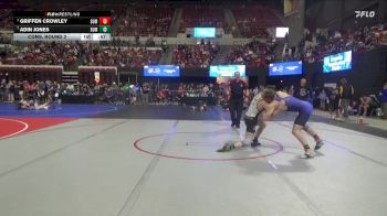 160 lbs Cons. Round 2 - Adin Jones, Northeast MT Wrestling Club vs Griffen Crowley, Chinook Wrestling Club