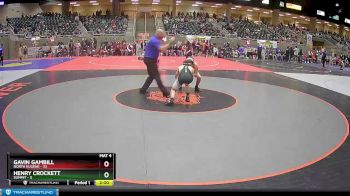 154 lbs Placement (4 Team) - Gavin Gambill, North Eugene vs Henry Crockett, Summit