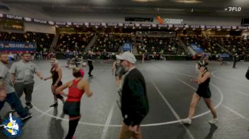 110 lbs Cons. Round 3 - Ali Robbins, Mason City vs Lexie Keys, North Polk