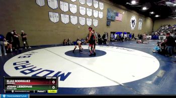 132 lbs Cons. Round 1 - Elias Rodriguez, Hanford vs Josiah Lieberman, Morro Bay