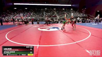 4A-157 lbs Quarterfinal - Ethan Hague, Kelly Walsh vs Jais Rose, Thunder Basin High School