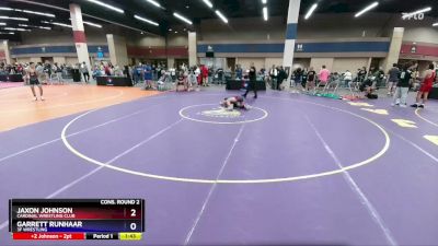 106 lbs Cons. Round 2 - Jaxon Johnson, Cardinal Wrestling Club vs Garrett Runhaar, 3F Wrestling