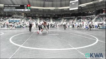 140 lbs Consi Of 4 - Koda Stumblingbear, Darko Valley Wolf Pack vs Ashland Hawk, Salina Wrestling Club