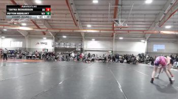 135 lbs Champ. Round 2 - Rayna Richardson, Brighton (Girls) vs Peyton Nedelsky, Whiteland Community