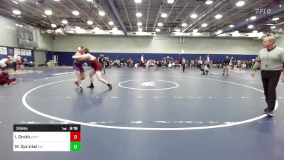 285 lbs Quarterfinal - Isaak Smith, Wisconsin-Whitewater vs Mason Sprinkel, Norwich