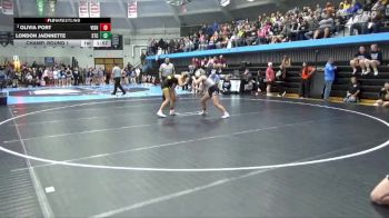 120 lbs Champ. Round 1 - Olivia Port, Vinton-Shellsburg vs London Jaennette, South Tama