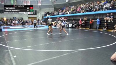 120 lbs Champ. Round 1 - Olivia Port, Vinton-Shellsburg vs London Jaennette, South Tama