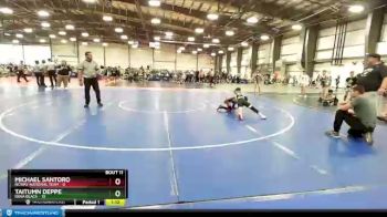 80 lbs Round 4 (6 Team) - Taitumn Deppe, Iowa Black vs Michael Santoro, NCWAY National Team