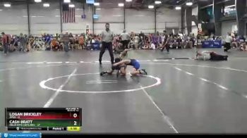 68 lbs Round 4 - Cash Bratt, Oklahoma Outlaws vs Logan Brickley, Apex