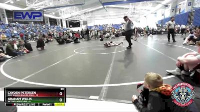 60 lbs Placement (4 Team) - Graham Willis, Victory Wrestling vs Cayden Petersen, East Kansas Eagles Gold