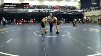 174 lbs Champ. Round 1 - Shane Sanchez, Delta College vs Brady Svetich, Cuesta College