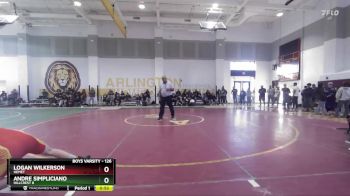126 lbs Cons. Round 2 - Logan Wilkerson, Hemet vs Andre Simpliciano, Hillcrest B