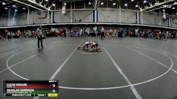 60 lbs Round 1 (10 Team) - Lucas Krause, FLOW vs Deaglan Harrison, Undisputed Wrestling