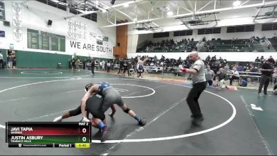 106 lbs Cons. Round 4 - Javi Tapia, Warren vs Justin Asbury, Trabuco Hills