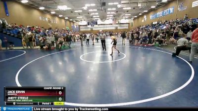 88 lbs Champ. Round 2 - Jhett Steele, Payson Pride Wrestling vs Jack Ervin, Wasatch