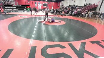 215 lbs Cons. Round 2 - Harrison Kinney, Rockton (HONONEGAH) vs Lucas Retzler, Algonquin (JACOBS)