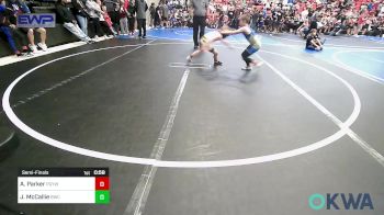 61 lbs Semifinal - Aidan Parker, Prairie Grove Youth Wrestling vs Jaxyn McCallie, Berryhill Wrestling Club