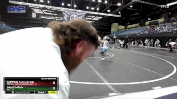 49 lbs Quarterfinal - Conner Augustine, Central Kansas Young Lions vs Davis Mann, WTC