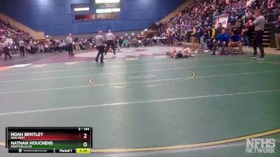 3 - 144 lbs Cons. Round 1 - Nathan Houchens, Monticello HS vs Noah Bentley, New Kent