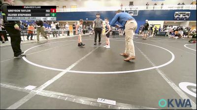 66 lbs Rr Rnd 2 - Greyson Taylor, Piedmont Youth vs Oliver Stephens, Standfast