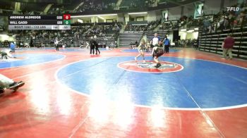 112 lbs Consolation - Andrew Aldridge, Guerrilla Wrestling Academy vs Will Gadd, Grindhouse Wrestling