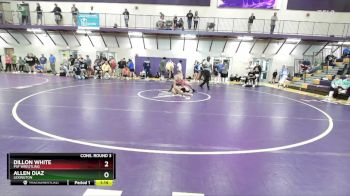 132 lbs Cons. Round 3 - Dillon White, PSF Wrestling vs Allen Diaz, Lexington