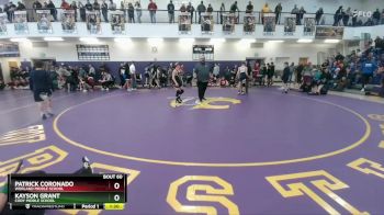 105 lbs Quarterfinal - Kayson Grant, Cody Middle School vs Patrick Coronado, Worland Middle School