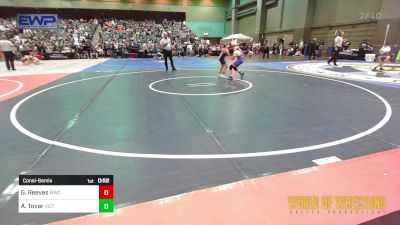 85 lbs Consolation - Gloria Reeves, Marysville Wrestling Club vs Ariana Tovar, Victory Wrestling Club,wa