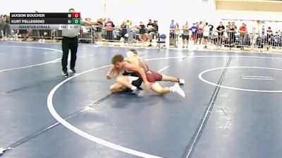 112 lbs Quarterfinal - Jaxson Boucher, MI vs Kurt Pellegrino, NJ