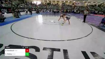 145 lbs Round Of 16 - Gavin Sandoval, COWA vs Christian Pebley, Ponderosa