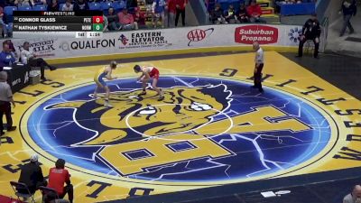 132 lbs Round Of 64 - Connor Glass, Peters Twp vs Nathan Tyskiewicz, Norwin