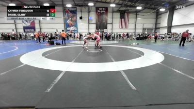 195 lbs Consi Of 16 #1 - Kaymen Ferguson, VA vs Daniel Clary, OH