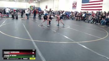 133 lbs Champ. Round 1 - Charlie Born, St. Peter vs Randy Sorensen, Minneota