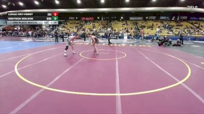157 lbs 3rd Place Match - Lukas Ivey-Ferry, Stillwater Wrestling Club vs Greyson Nielson, Berge Elite Wrestling Academy