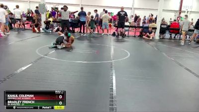 80 lbs Round 1 (4 Team) - Kahlil Coleman, Mayfield Mat Academy vs Bradley French, 84 Athletes