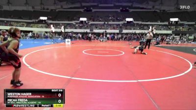 Rookie 3-5 68 Quarterfinal - Weston Hager, Poquoson Athletic Association vs Micah Freda, Pit Bull Wrestling Academy