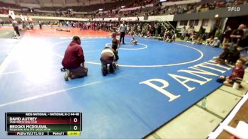 National K-2 44-48 Quarterfinal - Brooks Mcdougal, Poquoson Athletic Association vs David Autrey, Tabb Wrestling Club