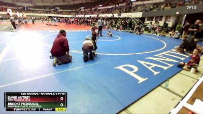 National K-2 44-48 Quarterfinal - Brooks Mcdougal, Poquoson Athletic Association vs David Autrey, Tabb Wrestling Club