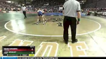 1 lbs Semifinal - Kevin Sanabria, Tonasket vs Jake Weakley, Forks
