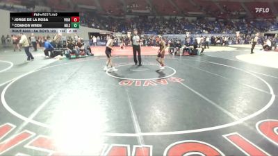 6A Boys 120 lbs Quarterfinal - Jorge De La Rosa, Forest Grove Boys vs Connor Wren, Nelson Boys