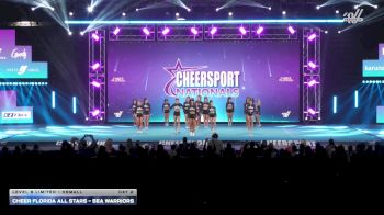 Cheer Florida All Stars - Sea Warriors [2026 L6 Limited - XSmall Day 2] 2026 CHEERSPORT National All Star Cheerleading Championship