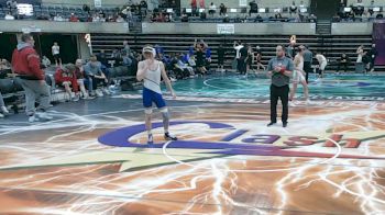 121 lbs Round 1 (4 Team) - Grant Bergeron, Saint Michael-Albertville, MN vs Elijah Hunter, Stillwater, MN