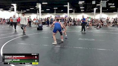 126 lbs Round 1 (4 Team) - Dominic Holler, Caldwell vs Stanley Padakowski, Spear Mat Club