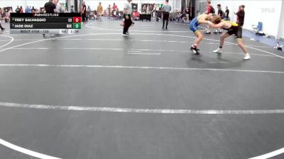 130 lbs Semifinal - Trey Salvaggio, Central Dauphin vs Jase Diaz, Northern DE Knights