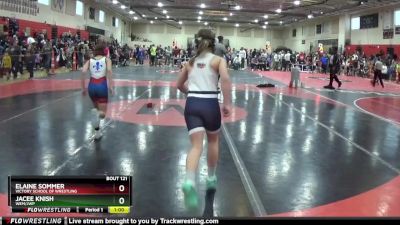 80 lbs Round 5 - Elaine Sommer, Victory School Of Wrestling vs Jacee Knish, WEM/JWP