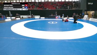 61 kg Champ. Round 1 - Nathan Thiel, Burnaby Mountain Wrestling Club vs Philip Wilson, Matmen Wrestling Club