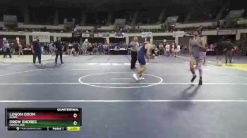 132 lbs Quarterfinal - Logon Odom, Baker vs Drew Endres, Indian Land